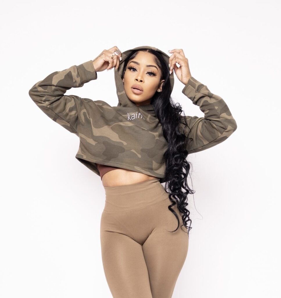 Camo Crop Top (front) by Kaifits.com