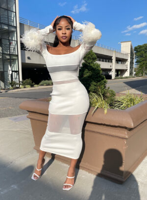 Lepointe Midi Dress