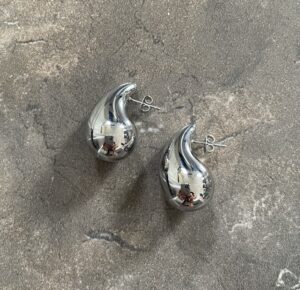 Sliver Tear Drop Earring