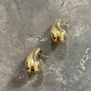 Gold Tear Drop Earring