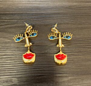 Face Inspired Schiaparelli Earrings